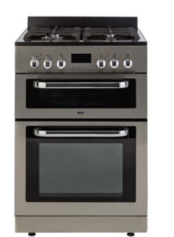 Bush - BDFDXS60I - Dual Fuel Cooker - Stainless Streel